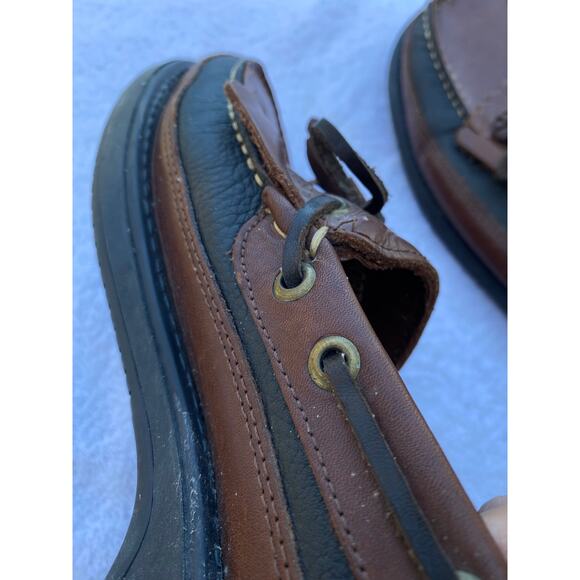 Deer Stags Duke “Newport” Men’s Leather Kiltie Tassel Loafers – Brown – Size 9